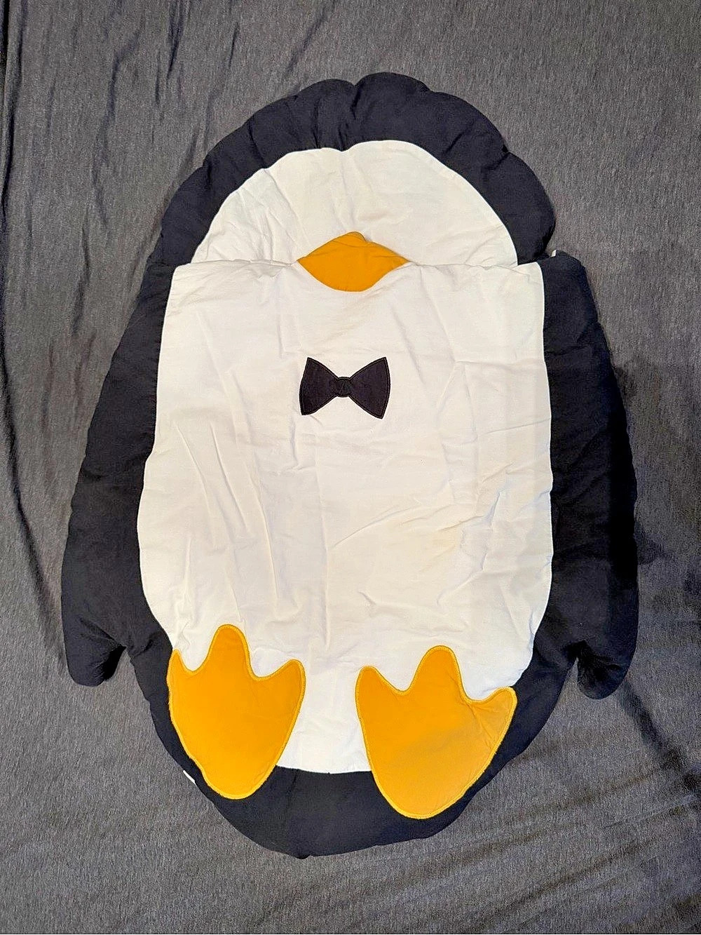 Baby bites barcelona Baby winter sleeping bag - Mr. Penguin Toy Black White 1-18